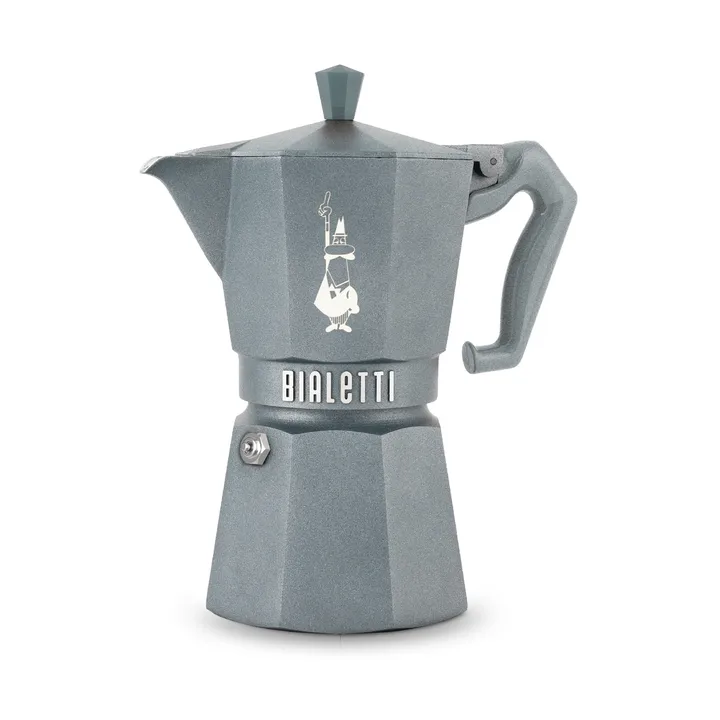 Bialetti exclusive mokabryggare induktion - Grå, 6 koppar - Bialetti