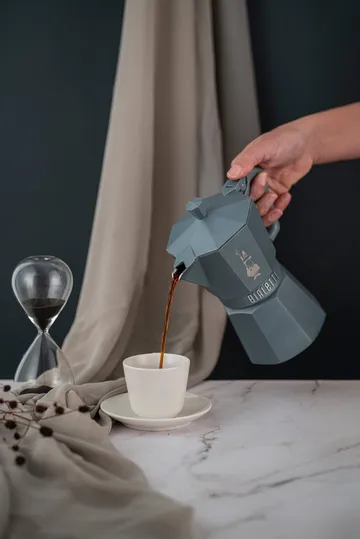 Bialetti exclusive mokabryggare induktion - Grå, 6 koppar - Bialetti