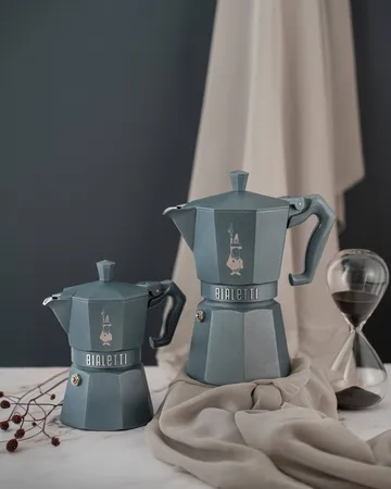 Bialetti exclusive mokabryggare induktion - Grå, 6 koppar - Bialetti
