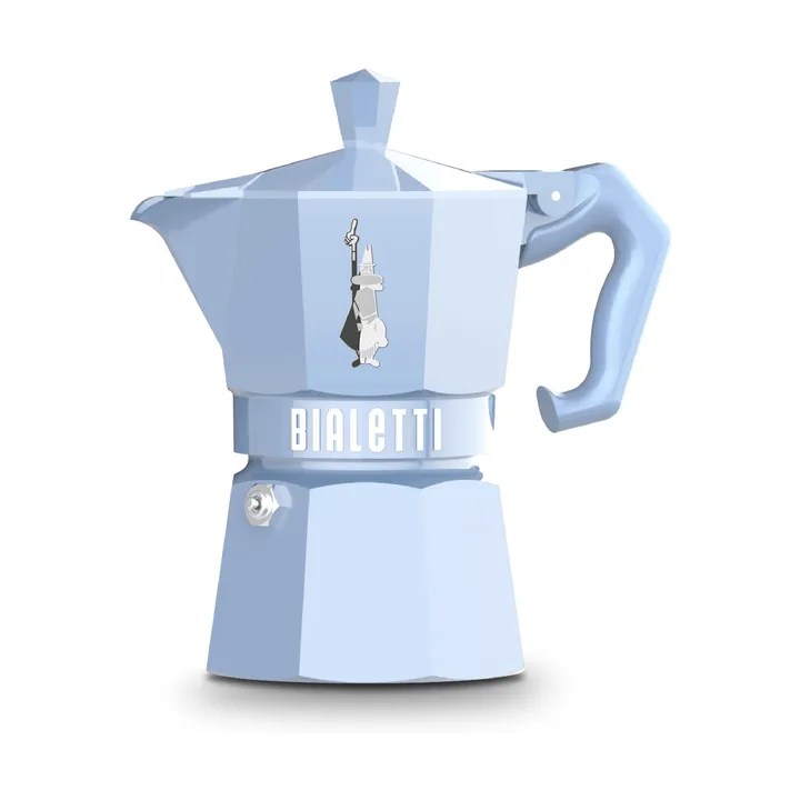 Bialetti exclusive mokabryggare - Ljusblå, 3 koppar - Bialetti