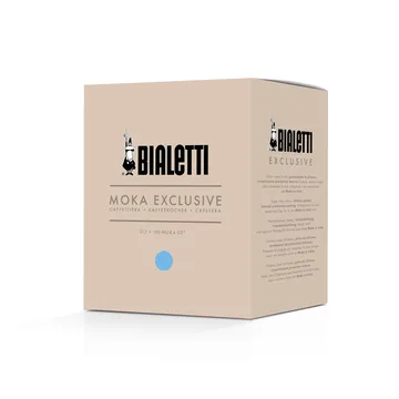 Bialetti exclusive mokabryggare - Ljusblå, 3 koppar - Bialetti