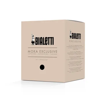 Bialetti exclusive mokabryggare - Svart, 3 koppar - Bialetti