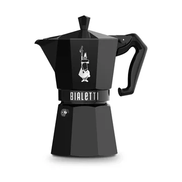 Bialetti exclusive mokabryggare - Svart, 6 koppar - Bialetti