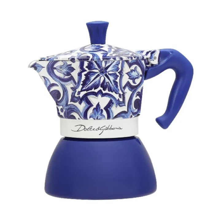 Bialetti x Dolce & Gabbana mokabryggare induktion - Mediterraneo, 4 koppar - Bialetti
