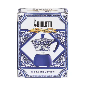 Bialetti x Dolce & Gabbana mokabryggare induktion - Mediterraneo, 4 koppar - Bialetti