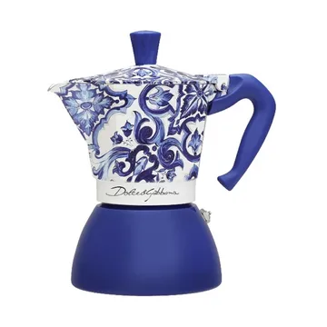 Bialetti x Dolce & Gabbana mokabryggare induktion - Mediterraneo, 6 koppar - Bialetti