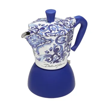 Bialetti x Dolce & Gabbana mokabryggare induktion - Mediterraneo, 6 koppar - Bialetti