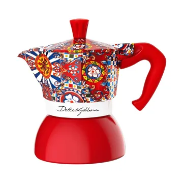 Bialetti x Dolce & Gabbana mokabryggare induktion - Sicilian cart, 2 koppar - Bialetti