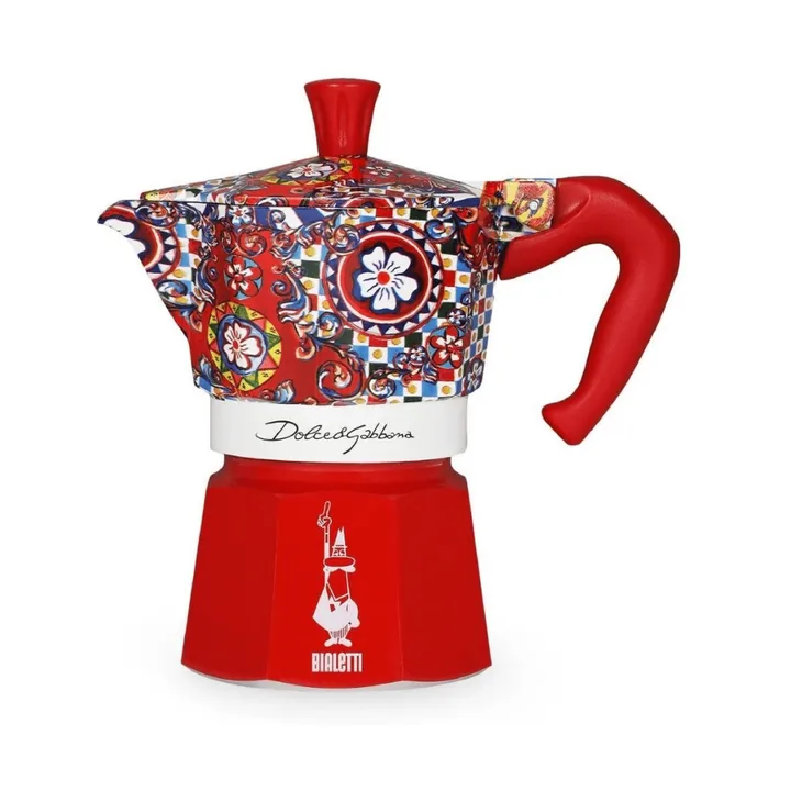 Bialetti x Dolce & Gabbana mokabryggare - Sicilian cart, 3 koppar - Bialetti