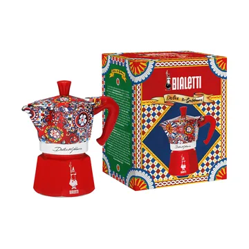 Bialetti x Dolce & Gabbana mokabryggare - Sicilian cart, 3 koppar - Bialetti