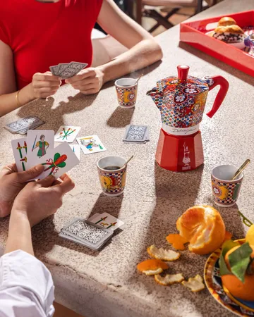 Bialetti x Dolce & Gabbana mokabryggare - Sicilian cart, 6 koppar - Bialetti
