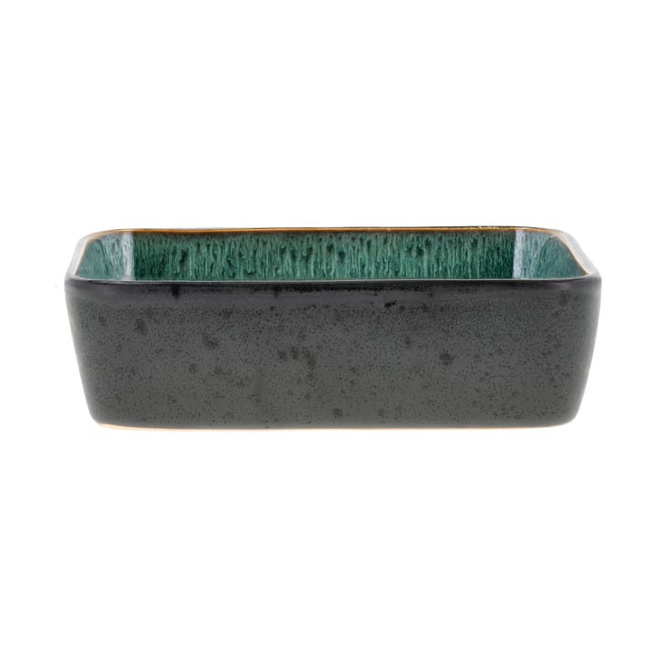 Bitz fat rektangulärt 14x19 cm, Black-green Bitz