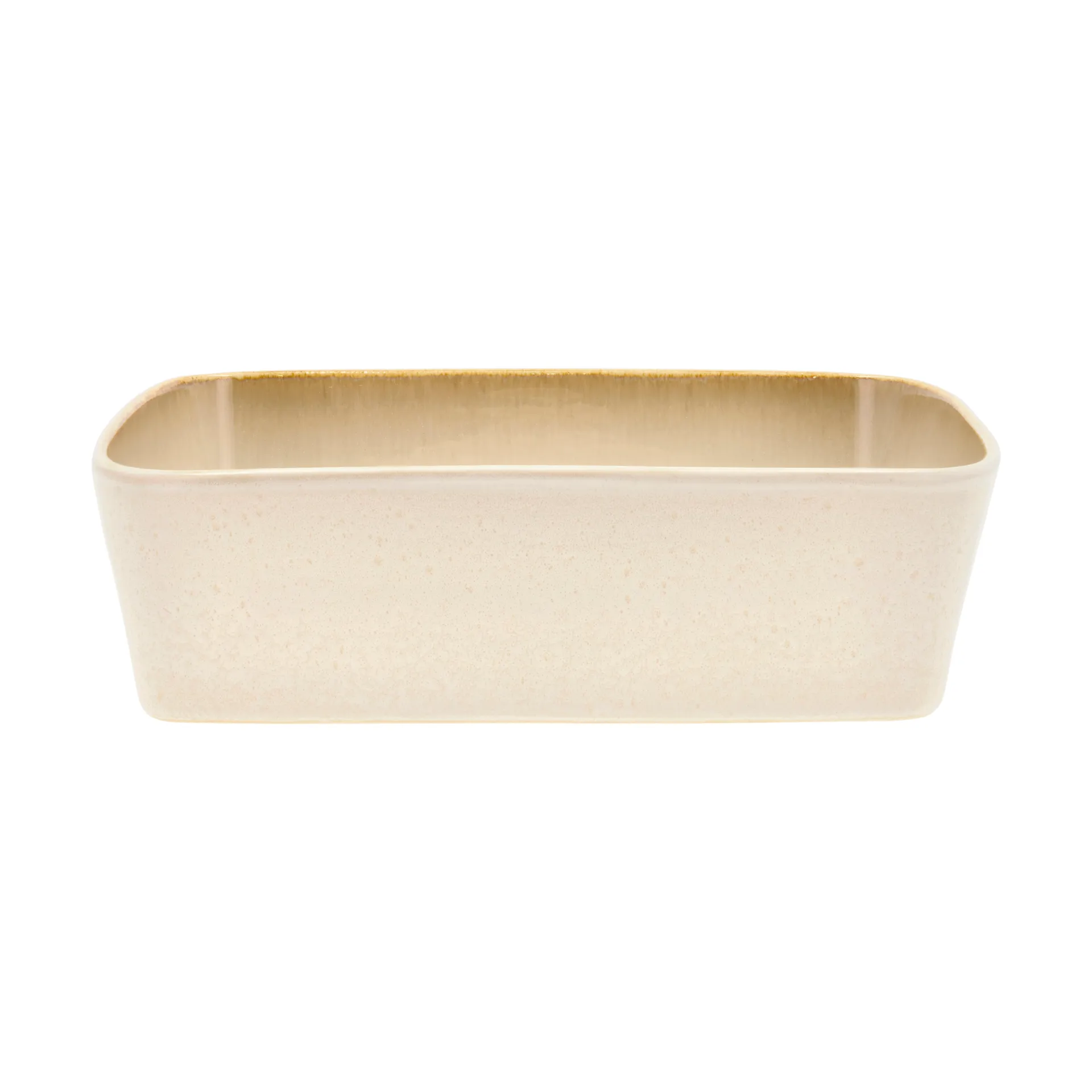 Bitz fat rektangulärt 21x28 cm, Cream white Bitz