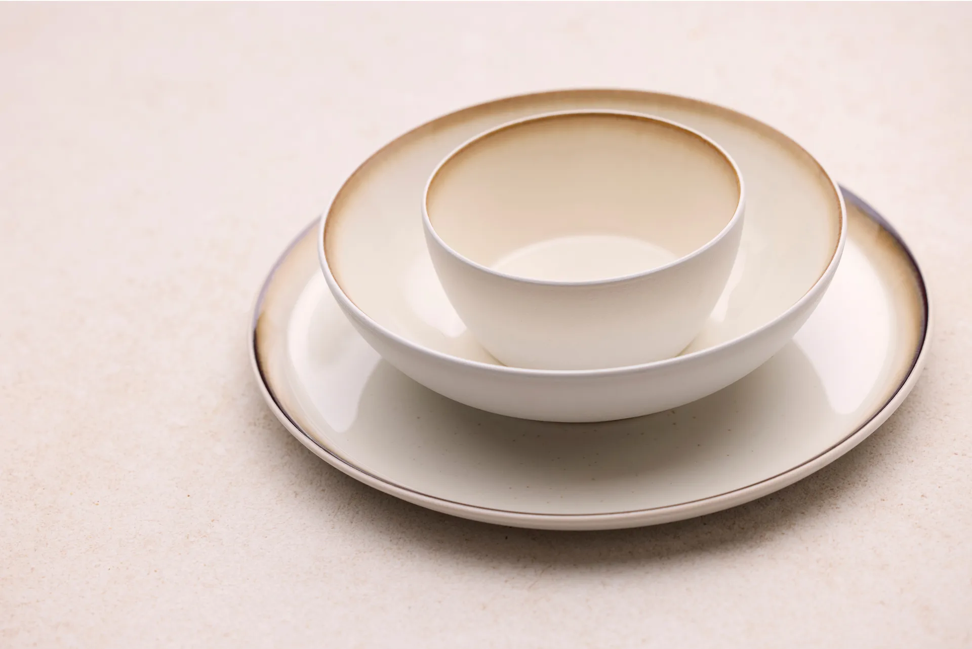 Bitz pastaskål gastro Ø20 cm, Vit-gräddvit Bitz