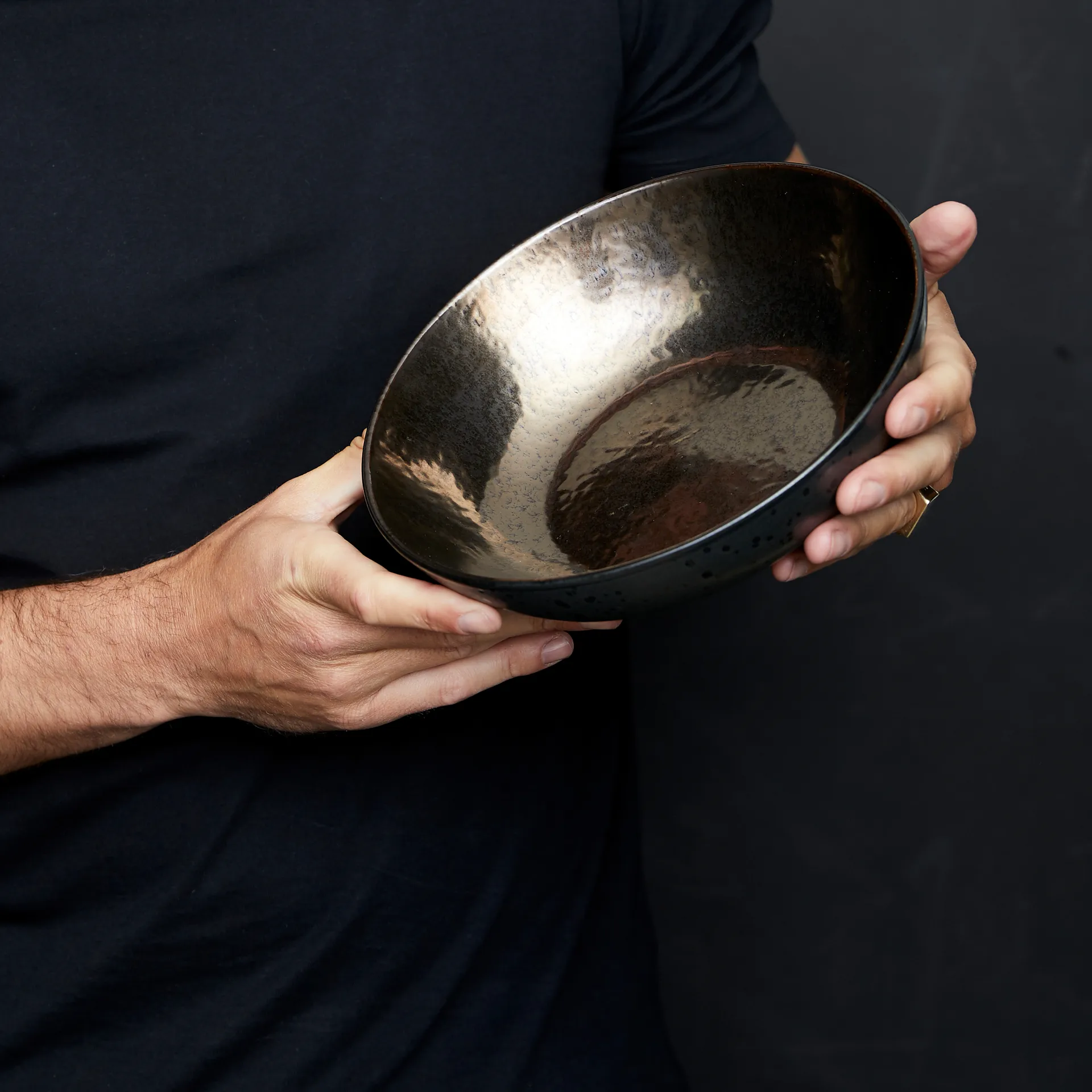 Bitz salladsskål 24 cm, Svart-brons Bitz