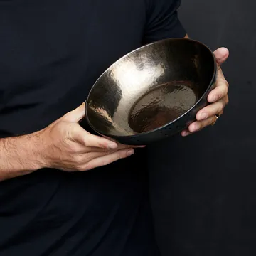 Bitz salladsskål 24 cm - Svart-brons - Bitz