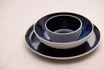 Bitz skål gastro Ø12 cm - Vit-mörkblå - Bitz