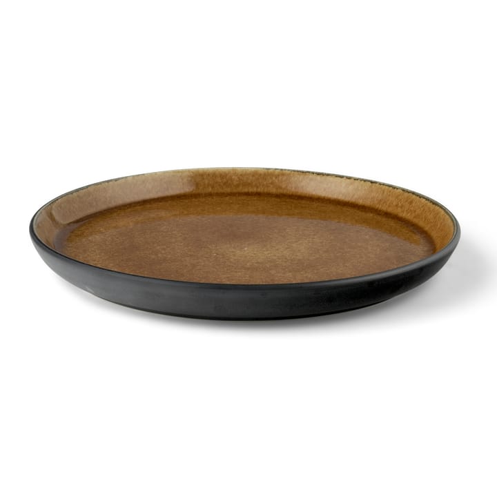 Bitz tallrik gastro Ø 21 cm - Svart-amber - Bitz