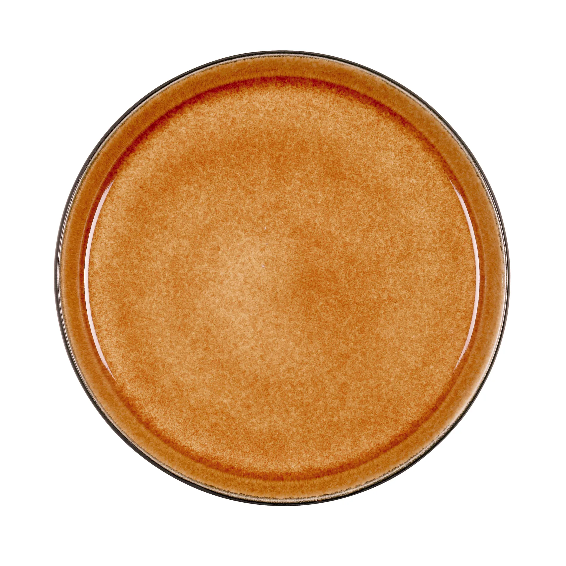 Bitz tallrik gastro Ø 21 cm, Svart-amber Bitz