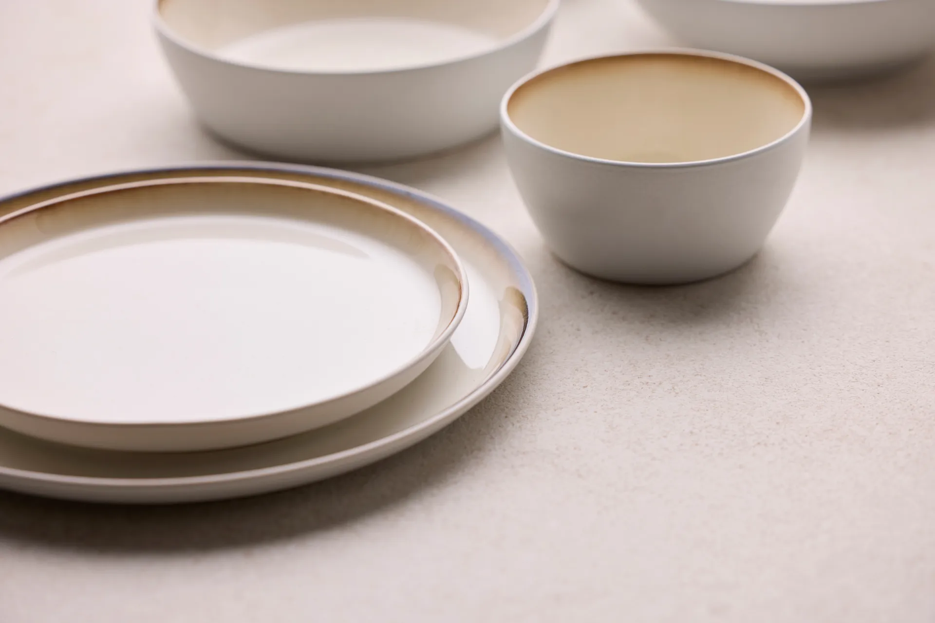 Bitz tallrik gastro Ø 21 cm, Vit-gäddvit Bitz