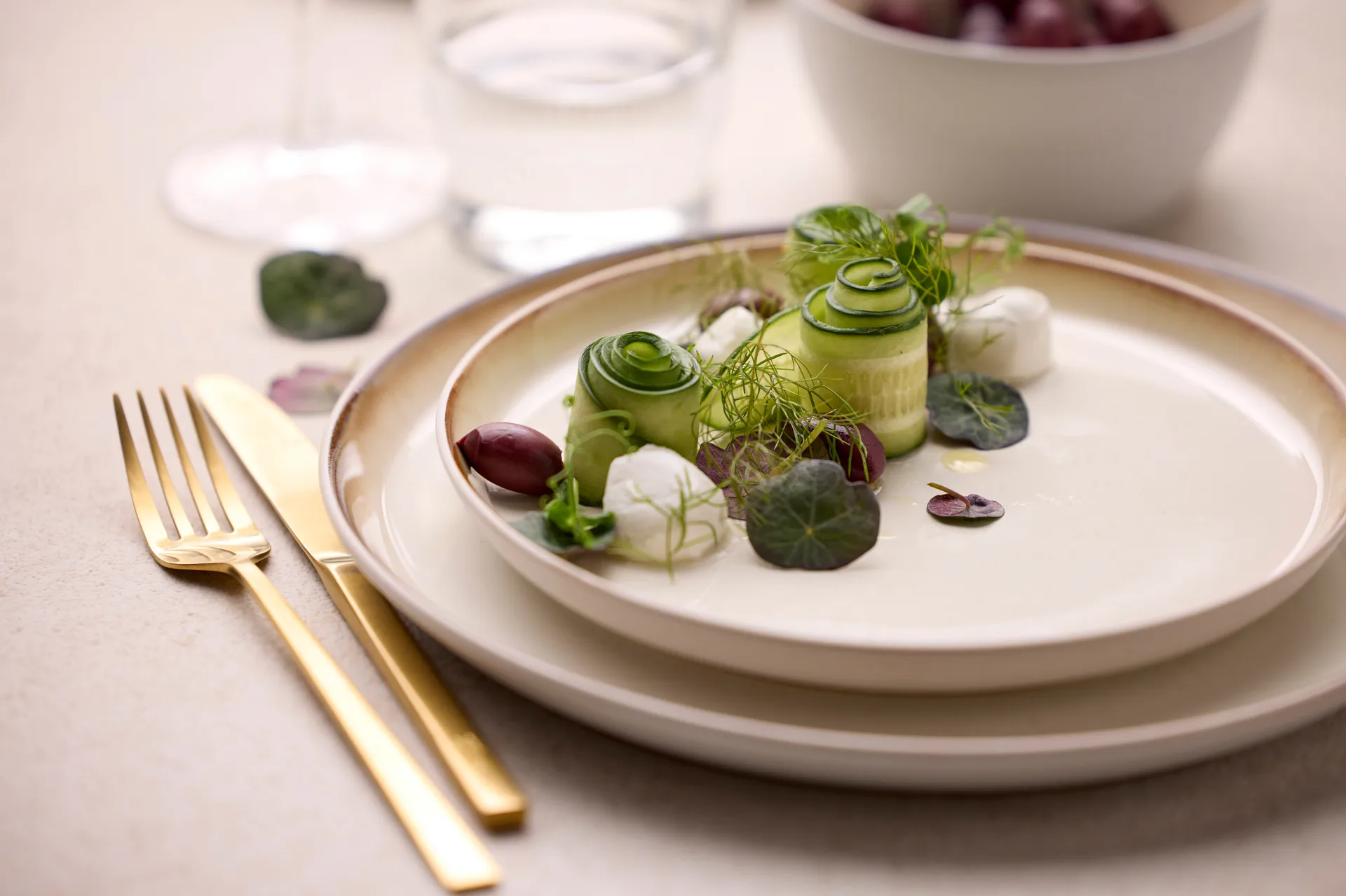 Bitz tallrik gastro Ø 21 cm, Vit-gäddvit Bitz