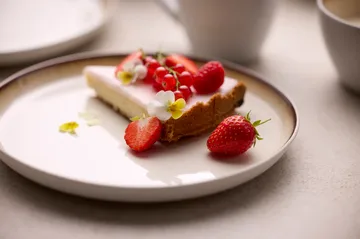 Bitz tallrik gastro Ø 21 cm - Vit-gräddvit - Bitz