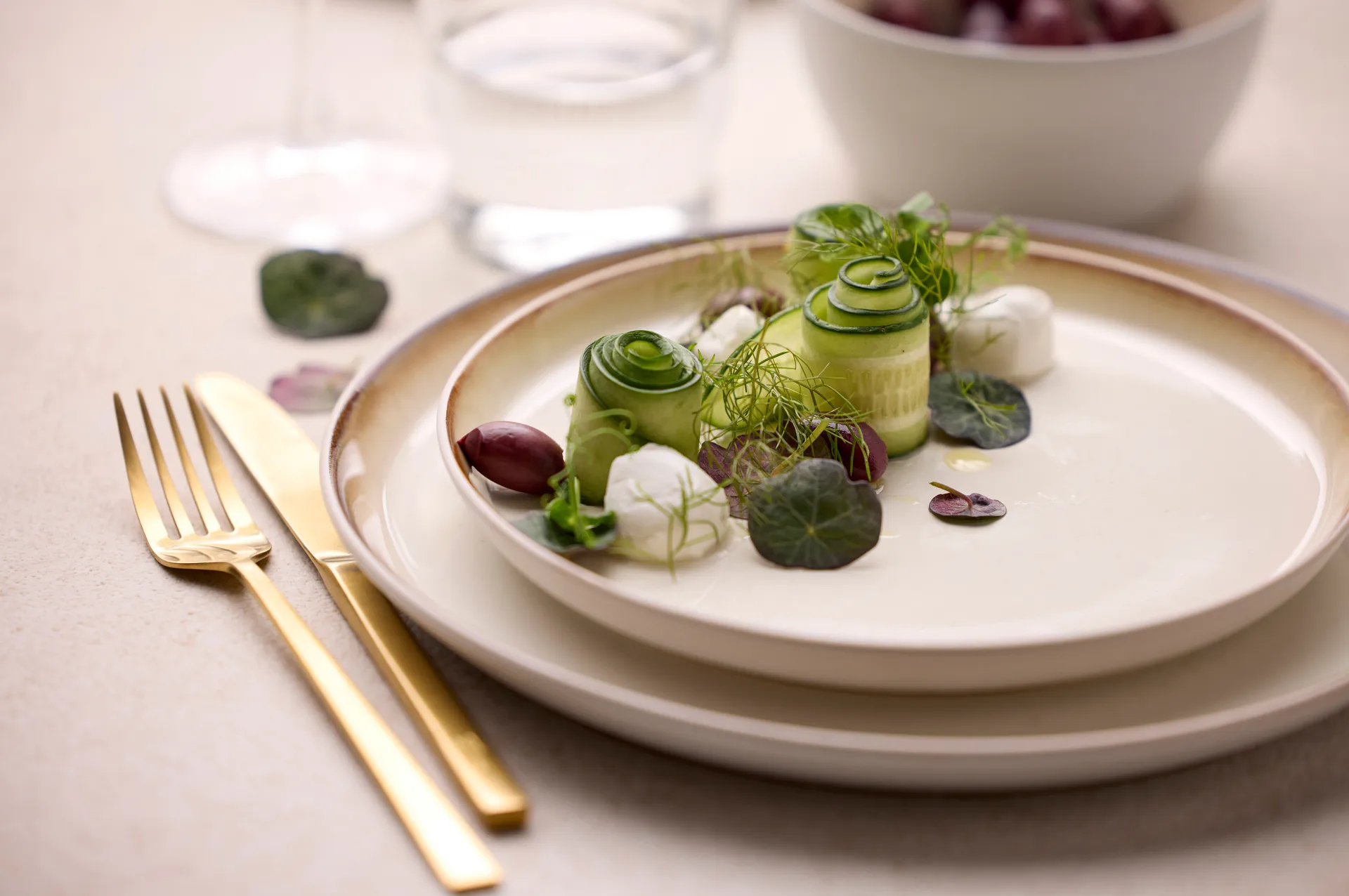 Bitz tallrik gastro Ø27 cm, Vit-gäddvit Bitz