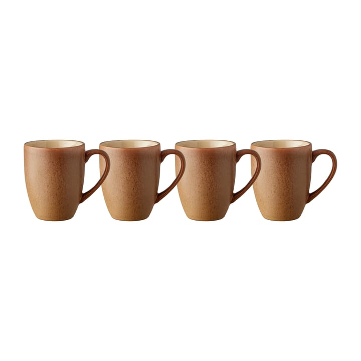 Bitz Wood mugg 30 cl 4-pack, Wood-sand Bitz