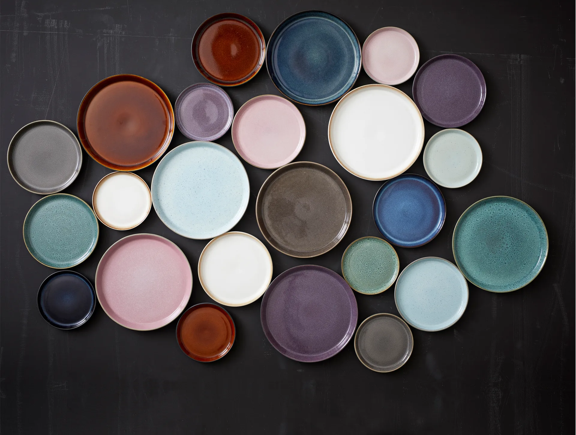 Gastro tallrik Ø17 cm, Svart-mörkblå Bitz