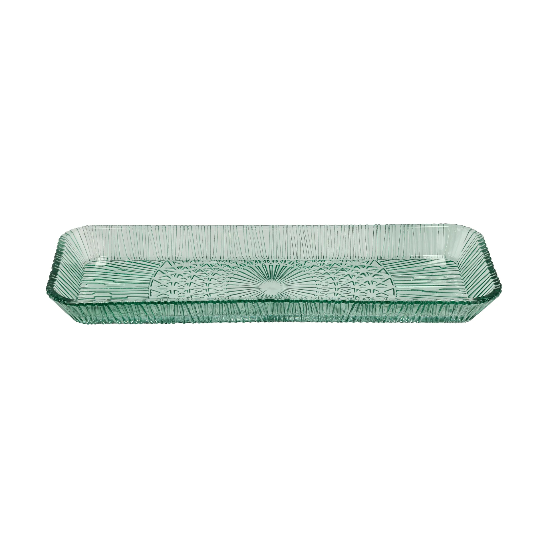 Kusintha serveringsfat rektangulärt 14x38 cm, Green Bitz