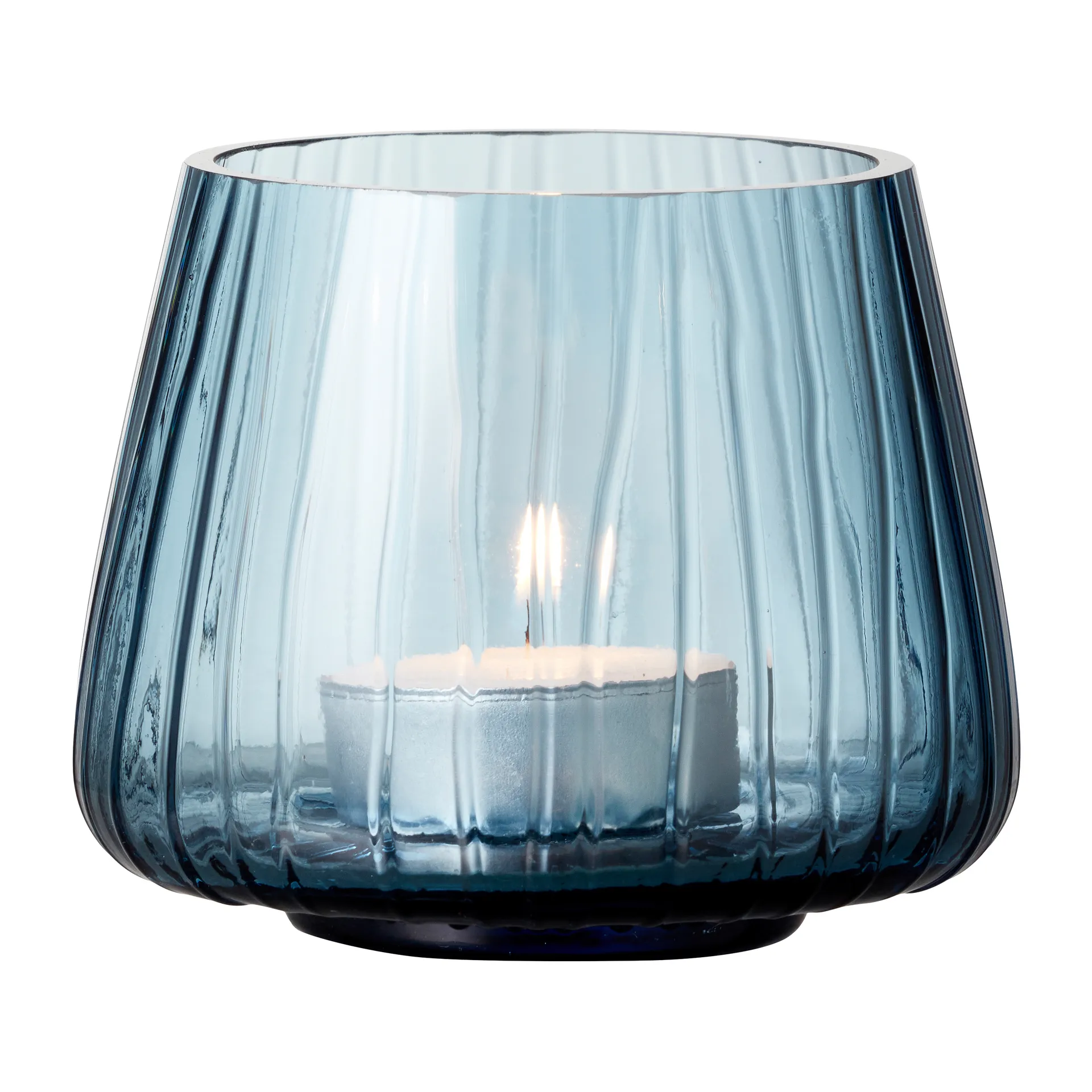 Kusintha värmeljusstake 7,5 cm 2-pack, Blå Bitz