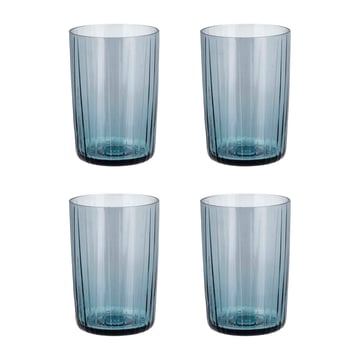 Läs mer om Bitz Kusintha vattenglas 28 cl 4-pack Blå