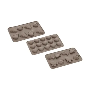 Blomsterbergs chokladform - Latte, 3 delar - Blomsterbergs