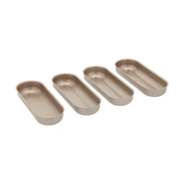 Blomsterbergs minibrödform - Rose gold, 4-pack - Blomsterbergs