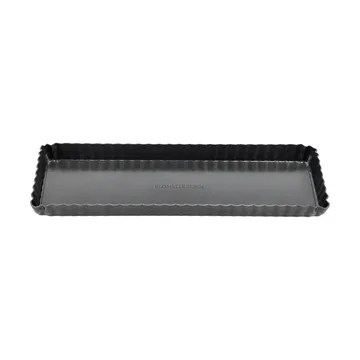 Blomsterbergs pajform rektangulär 35x11x2,6 cm - Dark grey - Blomsterbergs