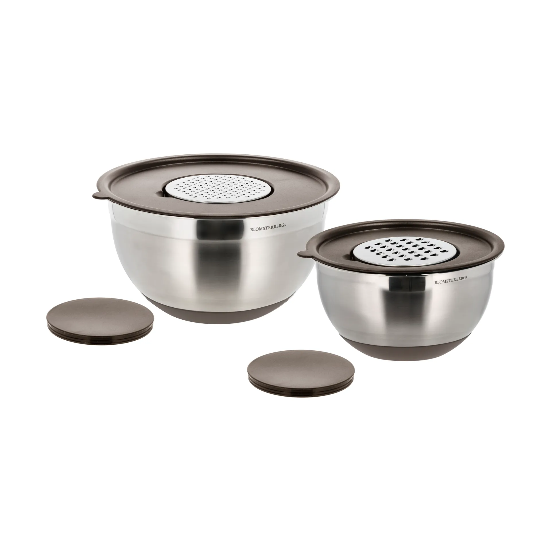 Blomsterbergs skålset, Latte, rostfritt stål, 6 delar Blomsterbergs