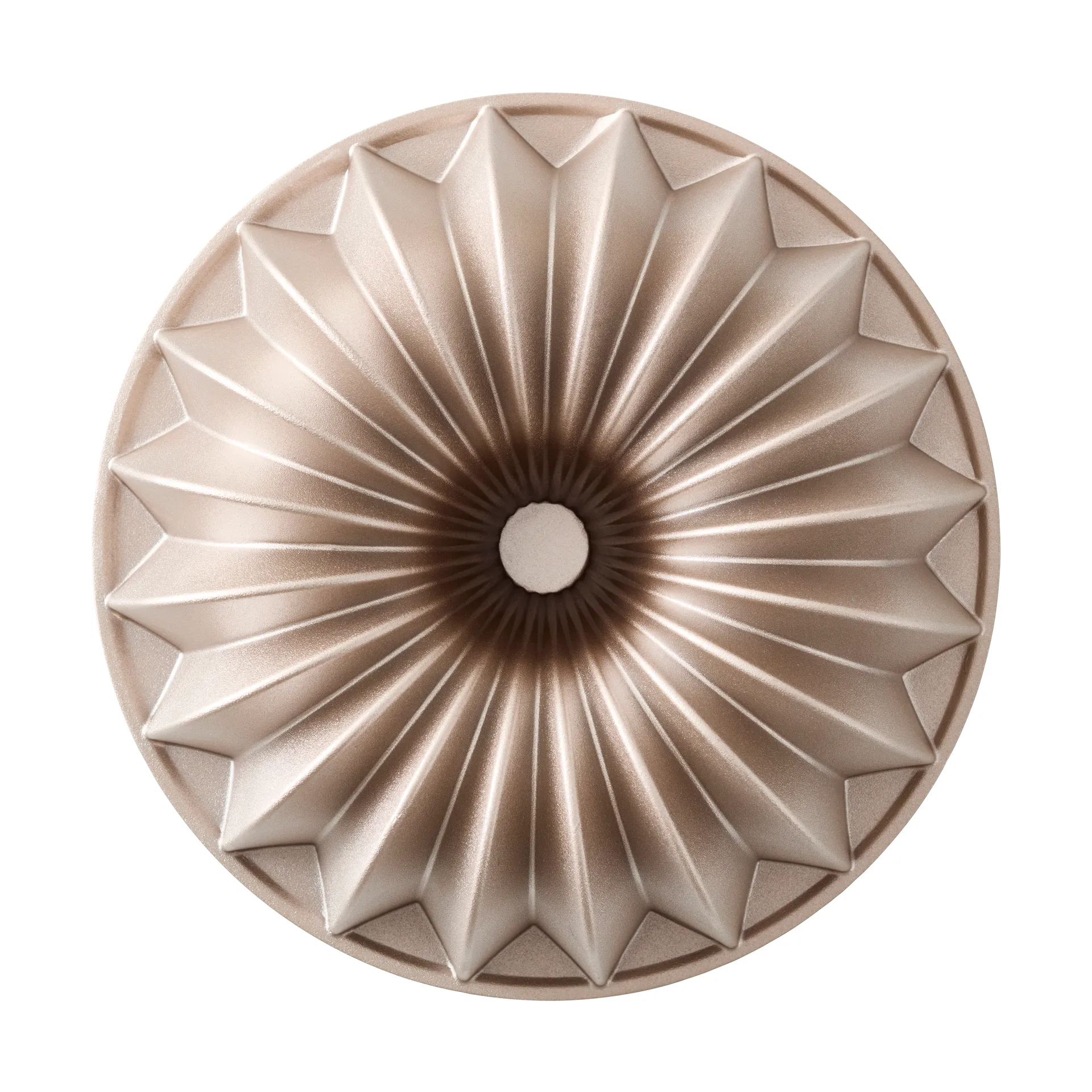 Blomsterbergs sockerkaksform slice 24x10 cm, Rose gold Blomsterbergs