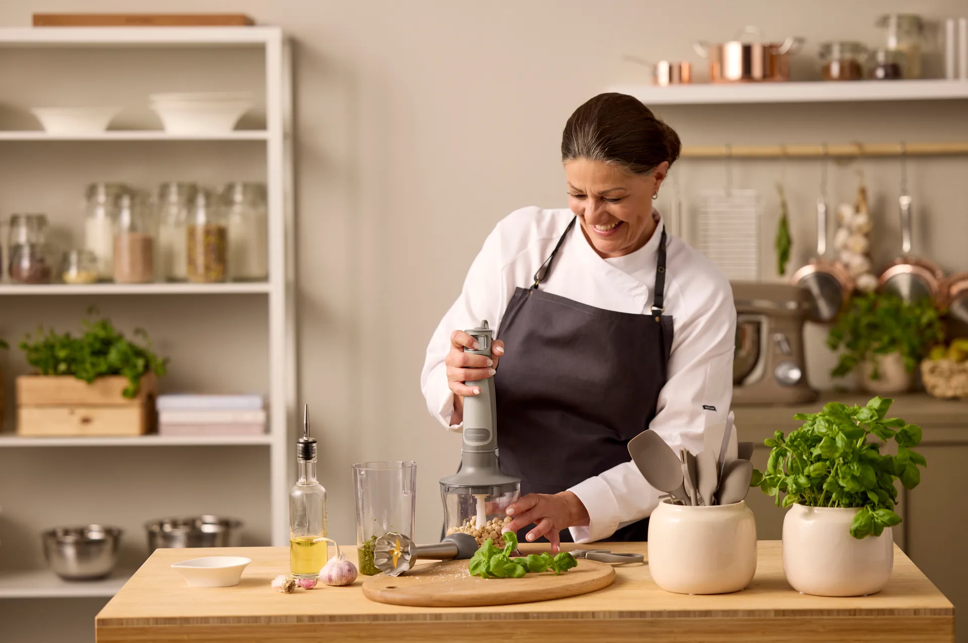 Blomsterbergs stavmixerset 3 delar, Latte Blomsterbergs