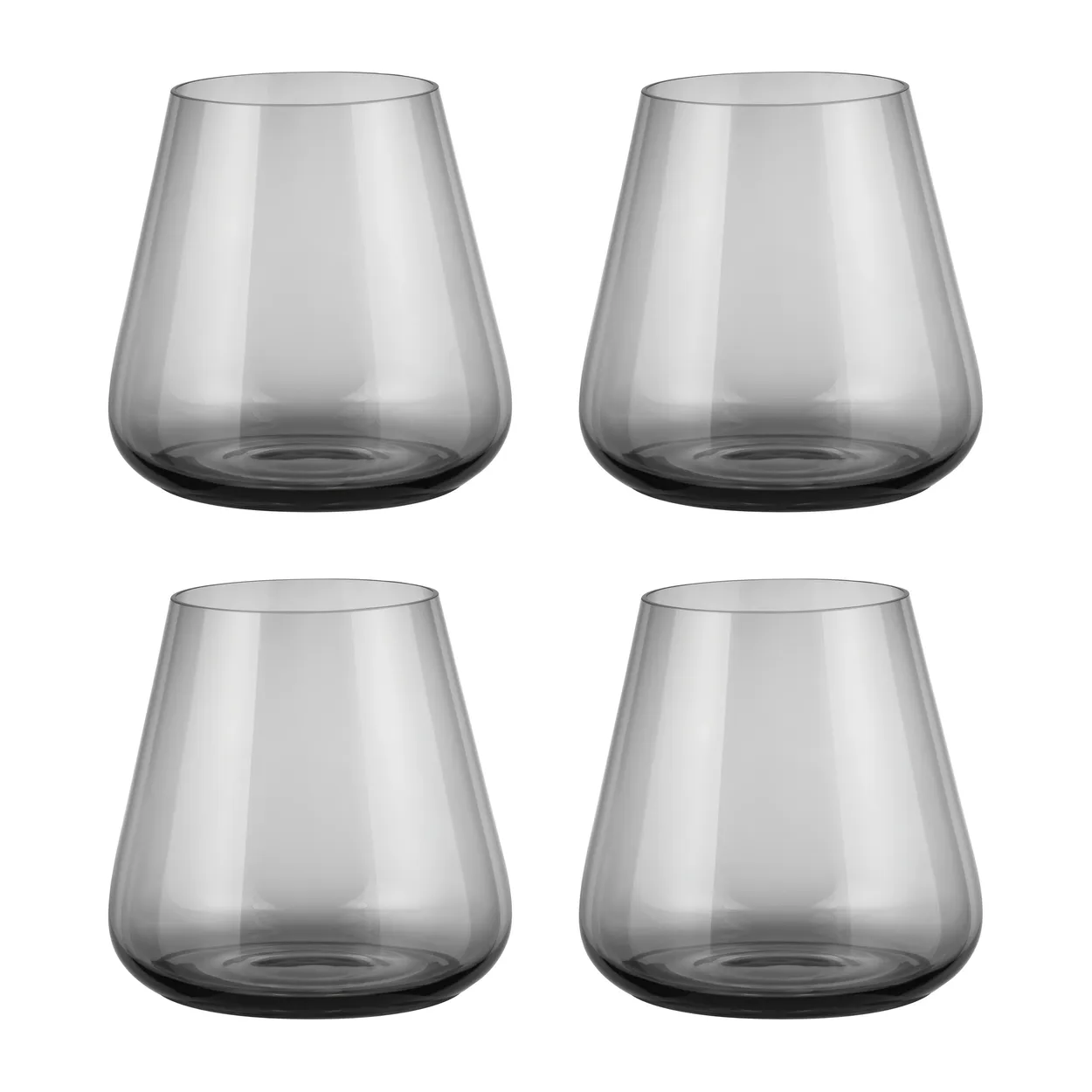 blomus belo dricksglas 28 cl 4-pack smoke