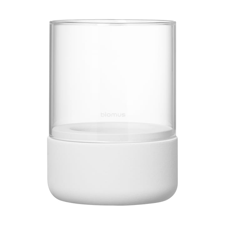 Calma ljuslykta Ø10 cm - Lily white - Blomus