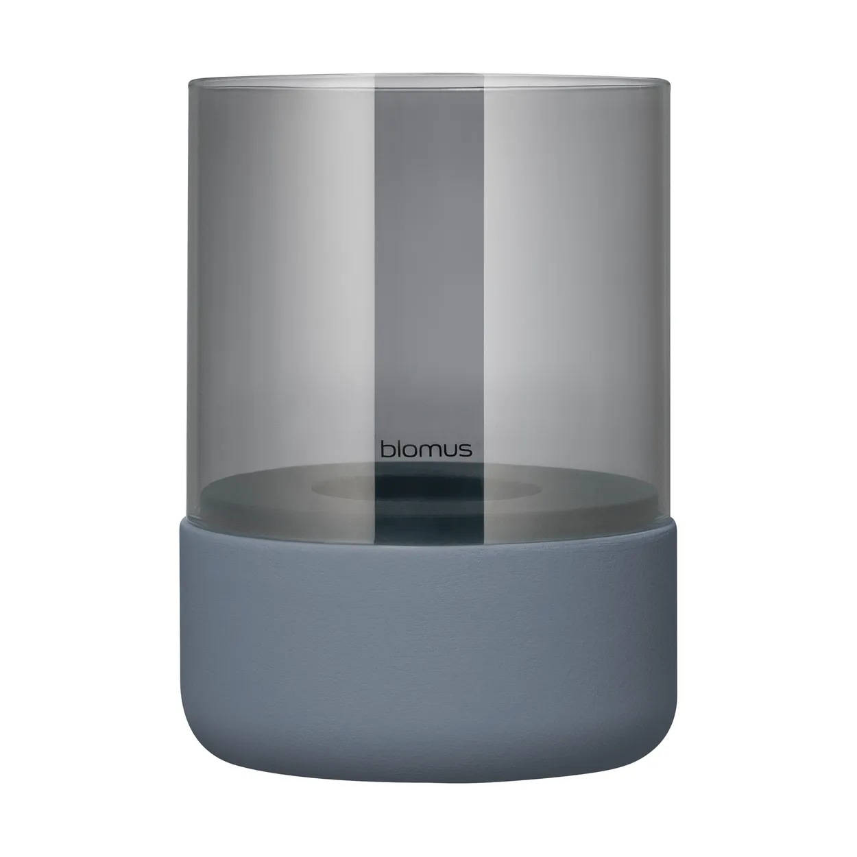 blomus Calma ljuslykta Ø10 cm Steel grey