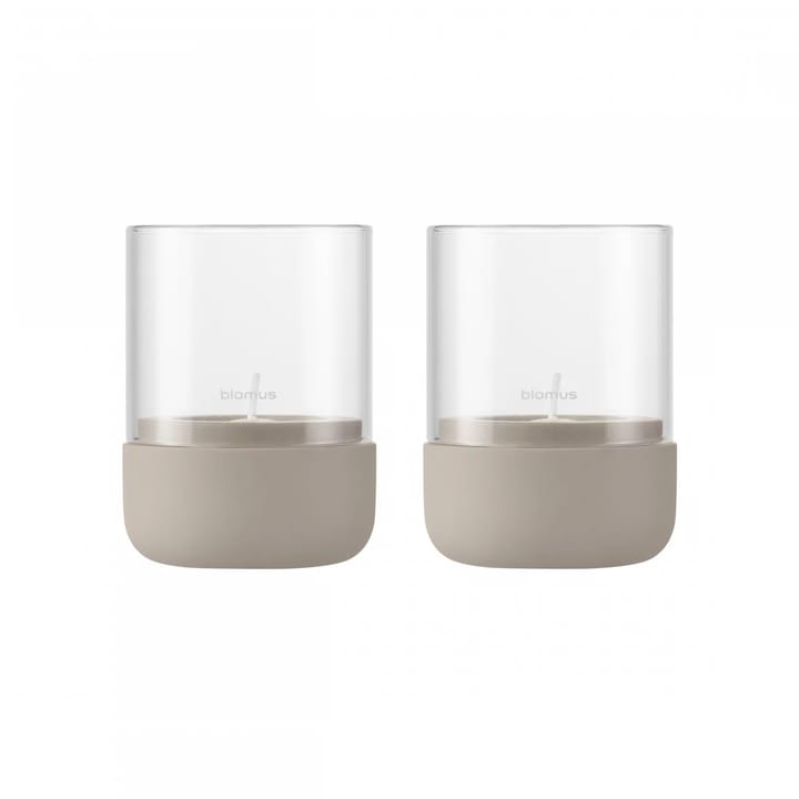 Calma ljuslykta Ø7 cm 2-pack, Fungi blomus