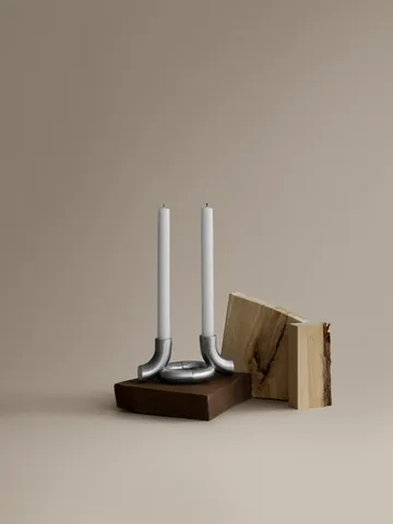 Doodle ljusstake - Matt rostfritt stål - blomus