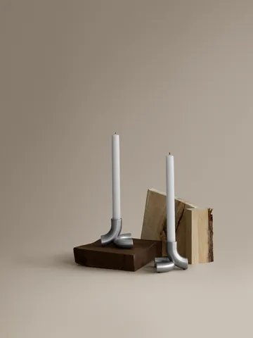 Doodle ljusstake - Matt rostfritt stål - blomus