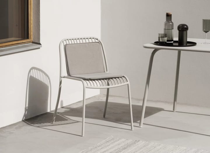 Dyna till YUA stol och YUA lounge chair, Melange grey blomus