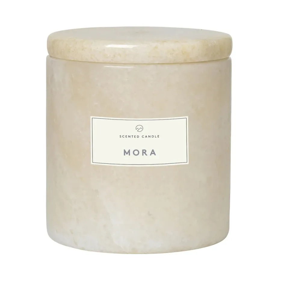 Frable doftljus marmor Ø7 cm, Moonbeam-mora blomus