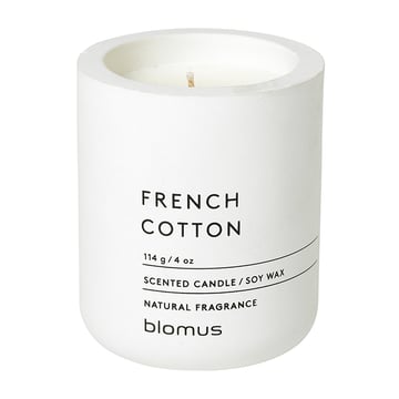 blomus Fraga doftljus 24 timmar French Cotton-Lily White