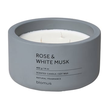 Läs mer om blomus Fraga doftljus 25 timmar Rose & White Musk-Flintstone