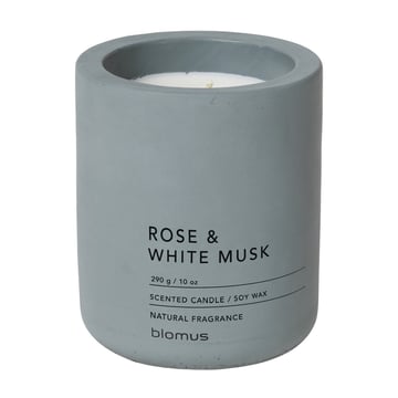 Produktfoto för blomus Scented Candle Flintstone Rose White Musk 290 g
