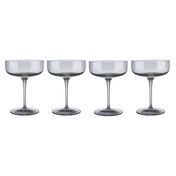 blomus Fuum champagneglas coupe 30 cl 4-pack Smoke